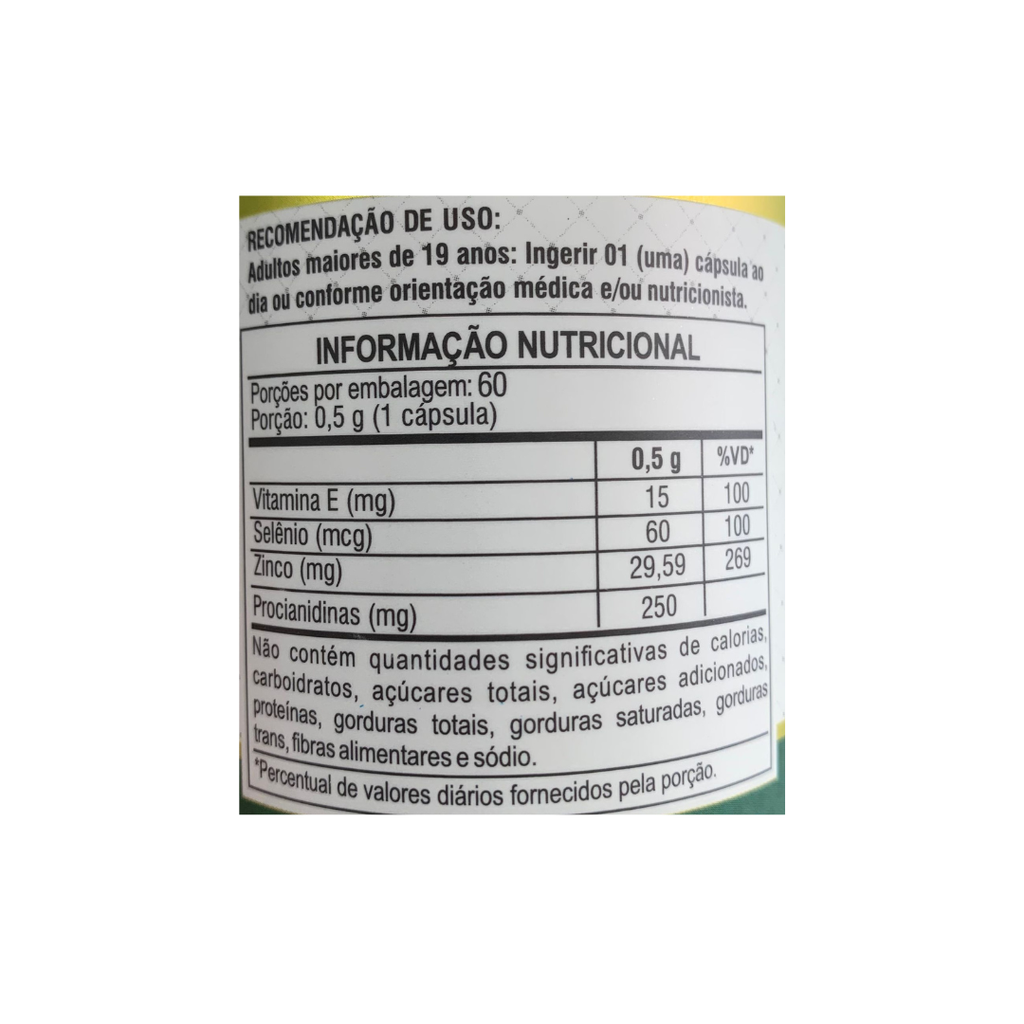 PINUS PINASTER (PICNOGENOL) 500MG 60 CAPSULAS - QUALY LIFE