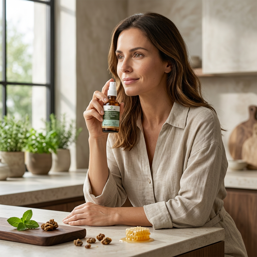 SPRAY PROPOLIS MENTA E COPAIBA 30ML - QUALY LIFE