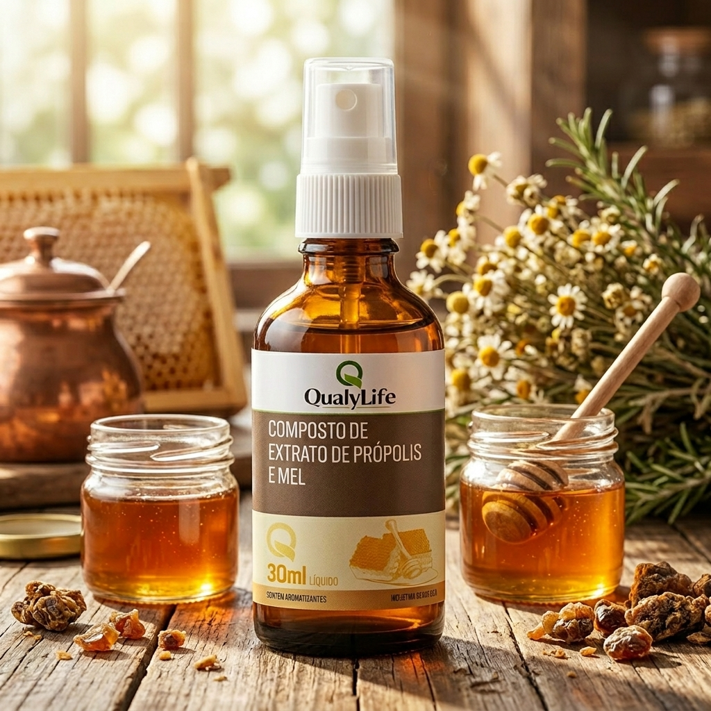 SPRAY PROPOLIS E MEL  30ML - QUALY LIFE