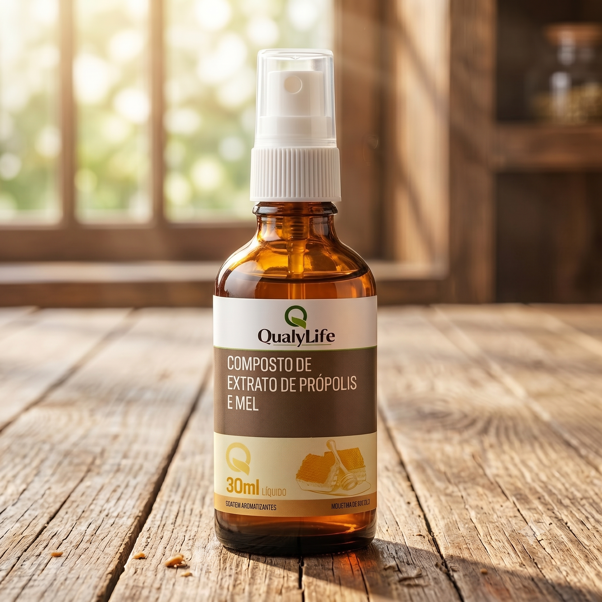 SPRAY PROPOLIS E MEL  30ML - QUALY LIFE