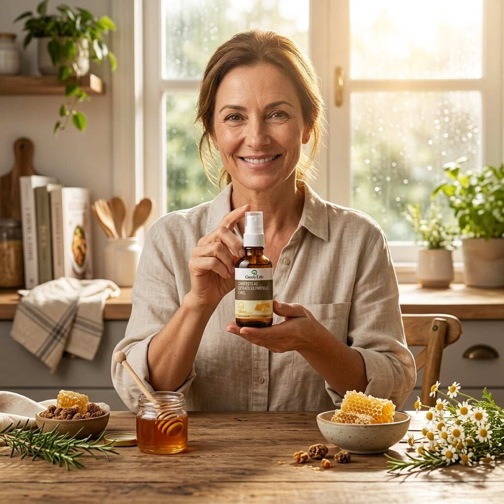 SPRAY PROPOLIS E MEL  30ML - QUALY LIFE