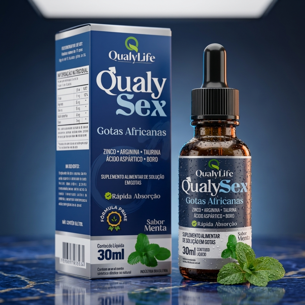QUALY SEX GOTAS AFRICANAS SABOR MENTA 30ML - QUALY LIFE