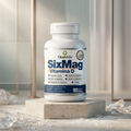 SIX MAG (TREONATO) COM VIT D 500MG 90 CAPSULAS - QUALY LIFE