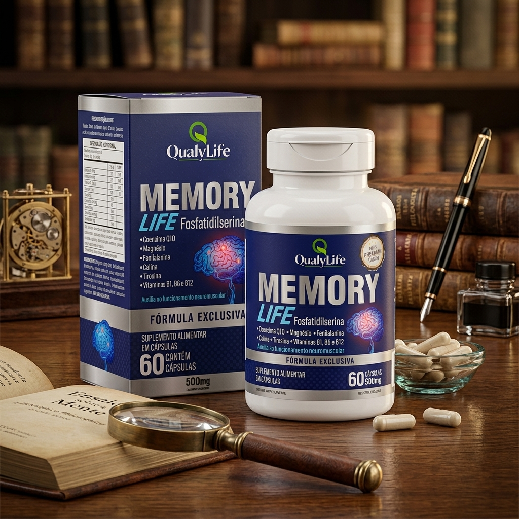 MEMORY LIFE 500MG 60 CAPSULAS - QUALY LIFE