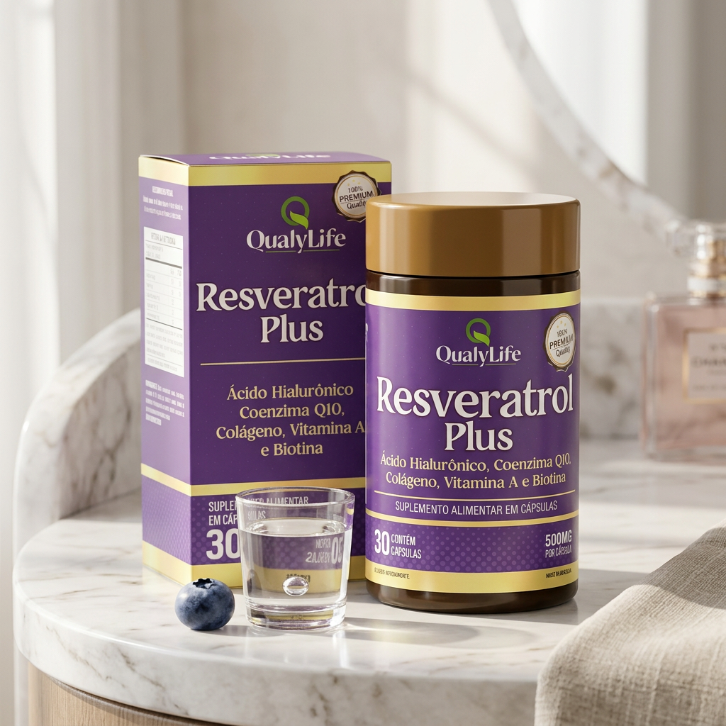 RESVERATROL PLUS 500MG 30 CAPSULAS - QUALY LIFE