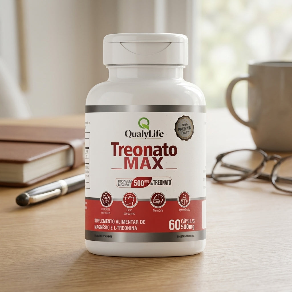 TREONATO MAX 500MG 60 CAPSULAS - QUALY LIFE