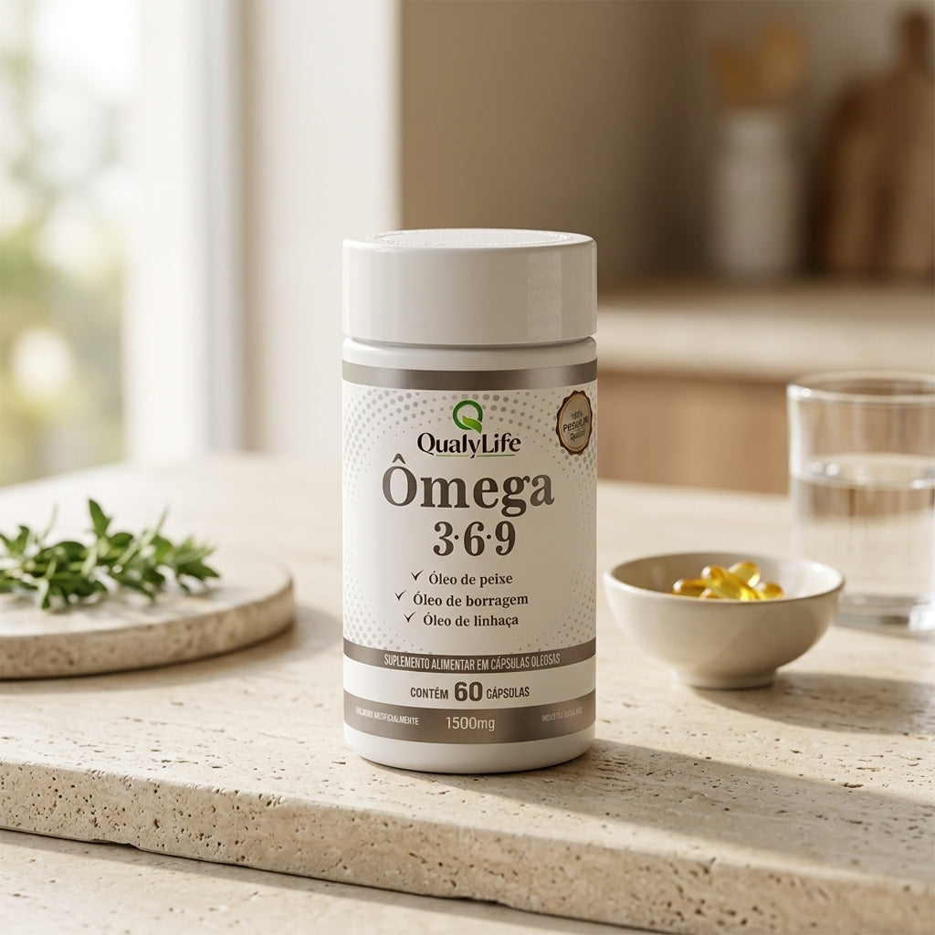 OMEGA 3 6 9 1500MG 60 CAPSULAS - QUALY LIFE