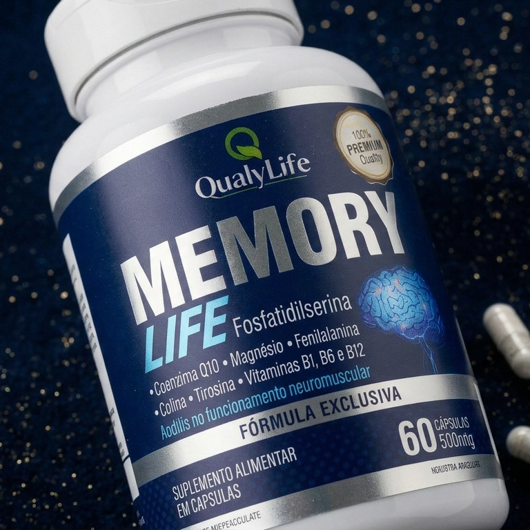 MEMORY LIFE 500MG 60 CAPSULAS - QUALY LIFE
