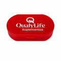 PORTA CÁPSULAS VERMELHO - QUALYLIFE