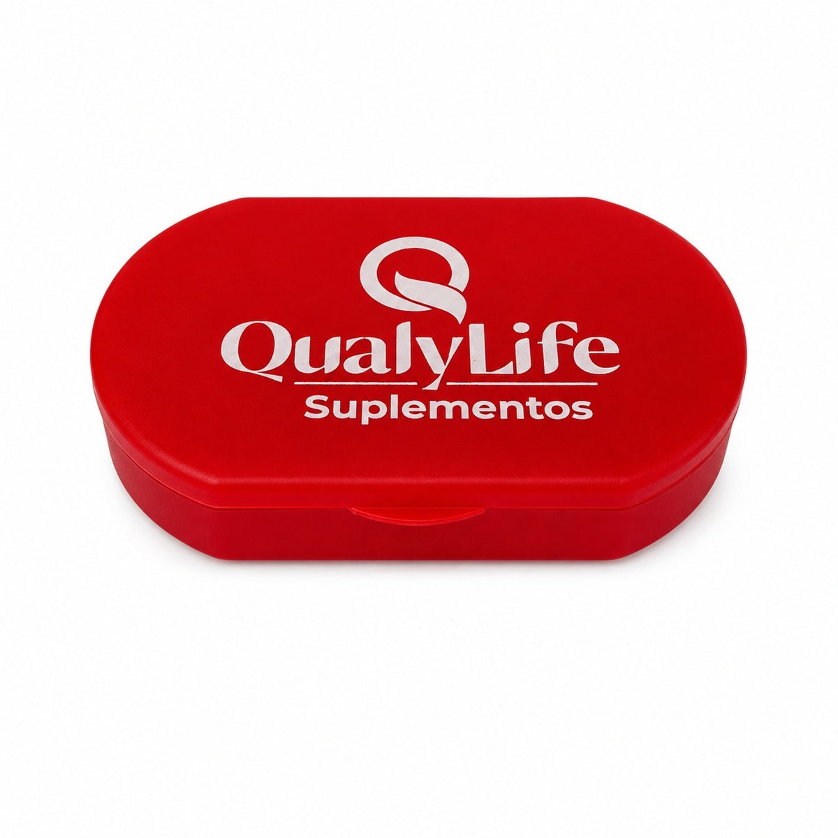 PORTA CÁPSULAS VERMELHO - QUALYLIFE