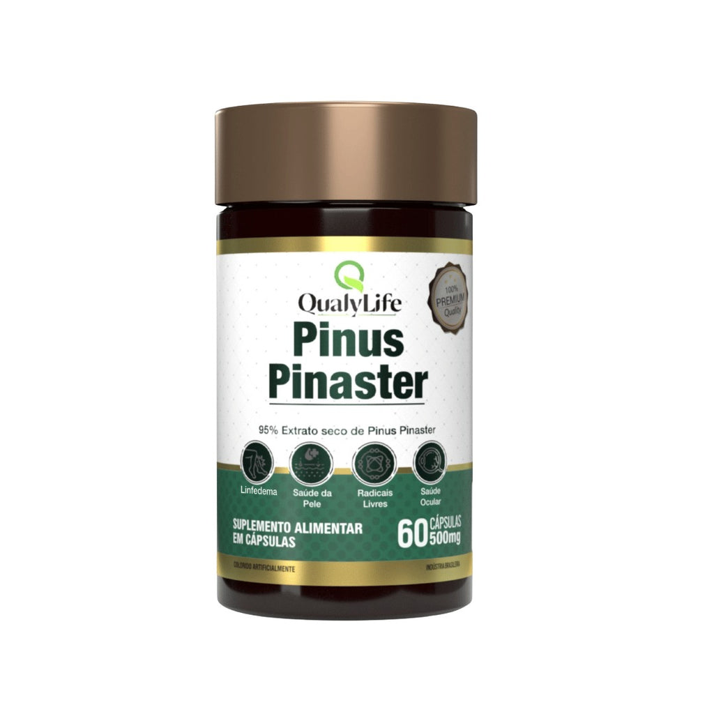PINUS PINASTER 500MG 60 CÁPSULAS - QUALY LIFE