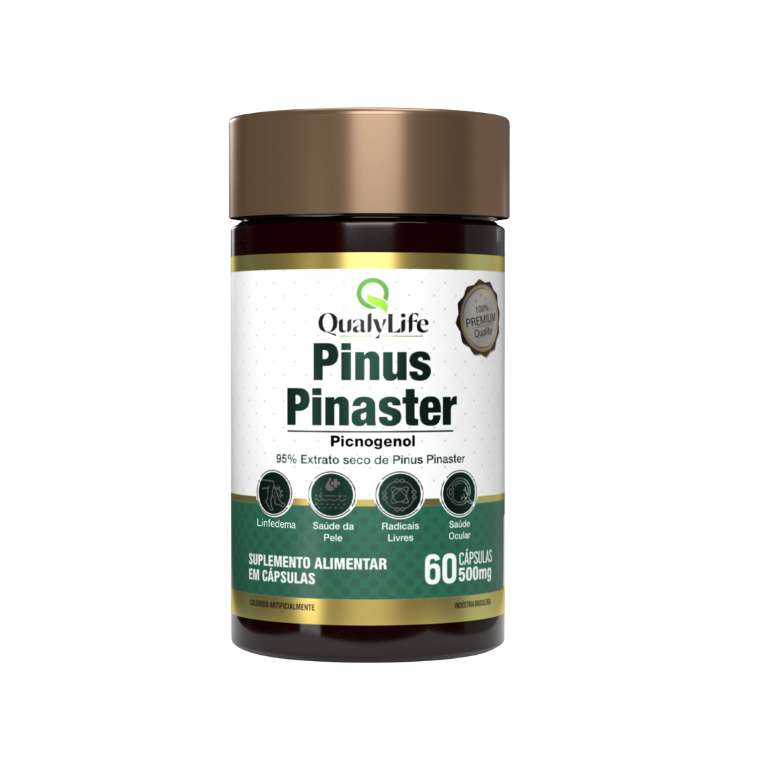 PINUS PINASTER (PICNOGENOL) 500MG 60 CAPSULAS - QUALY LIFE