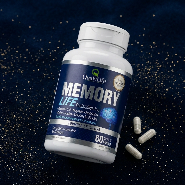 MEMORY LIFE 500MG 60 CAPSULAS - QUALY LIFE